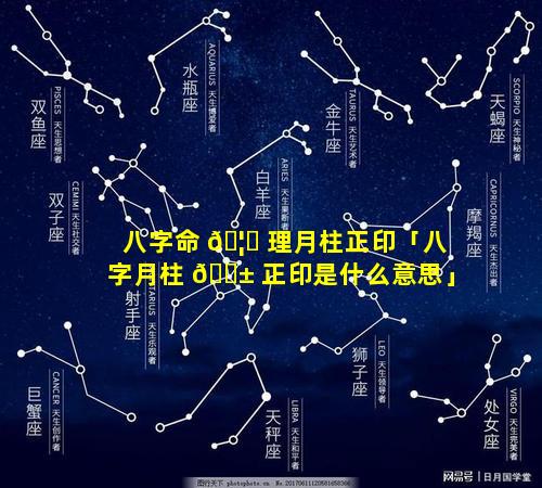 八字命 🦟 理月柱正印「八字月柱 🐱 正印是什么意思」